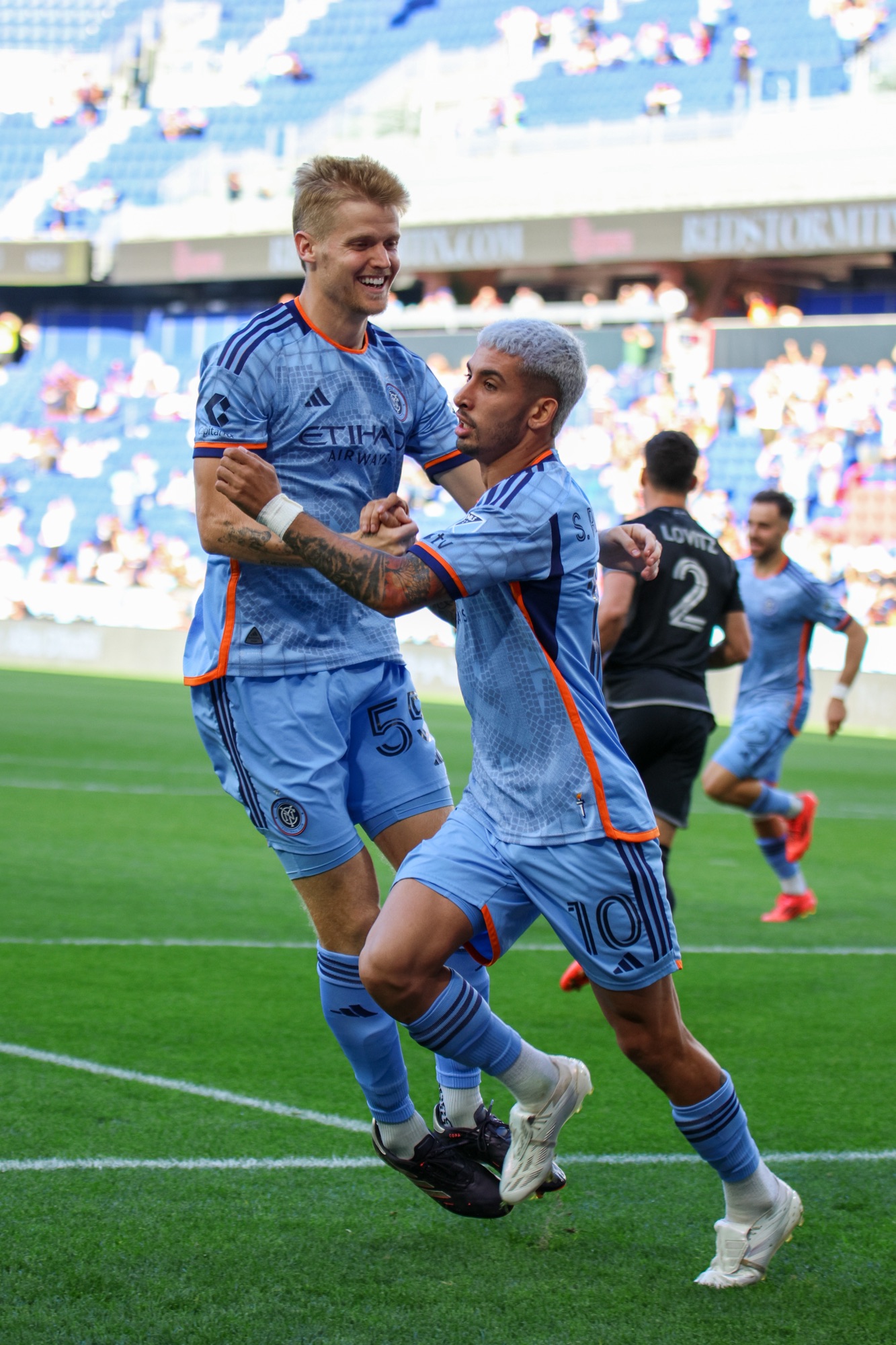 10/06/24, Harrison NJ, Red Bull Arena Goal Scored Santiago Rodríguez Mandatory Credit: Jose Pichirilo /Bad Dawg Sports