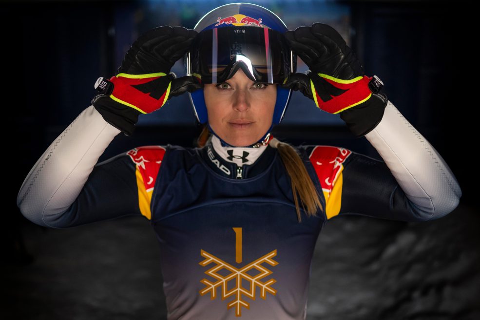 Lindsey Vonn of the United States seen in Kitzbuehel, Austria on January 16, 2023. // Joerg Mitter / Red Bull Content Pool // SI202301200066 // Usage for editorial use only //