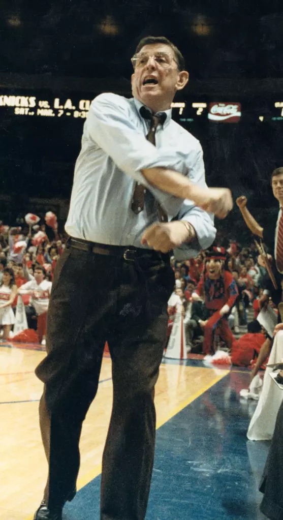 11/30/24 Queens, NY| The legend Lou Carnesecca passed away at the age of 99. Mandatory Credit: St Johns University