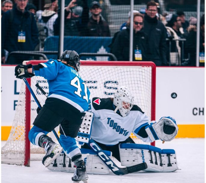 12/21/24 CJ making a save on breakaway opportunity. Mandatory Credit: Carly Jackson Toronto/PWHL
