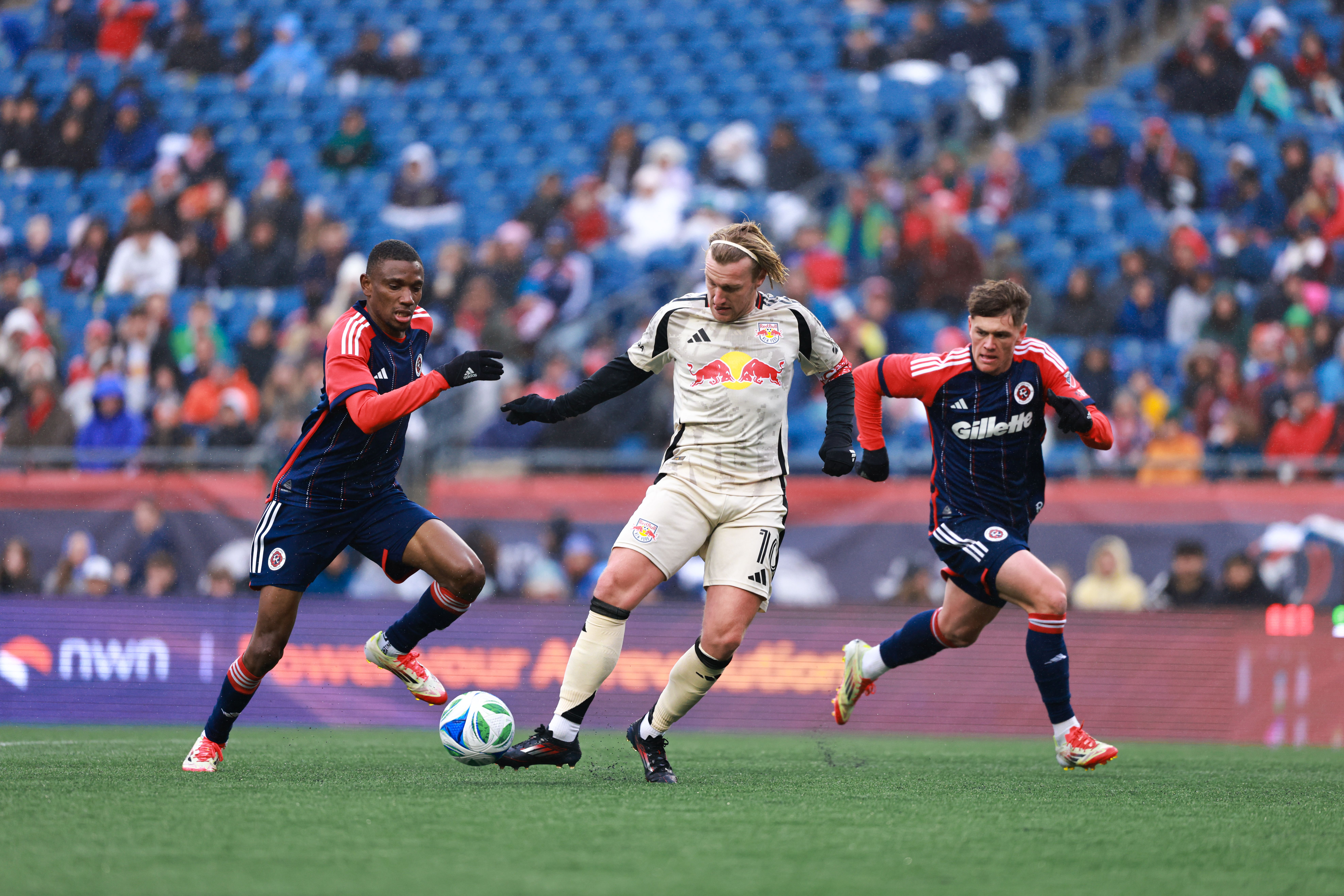 3/29/2025 Gillette Stadium Foxboro, MA. Emil Forsberg Photo by NY Red Bulls