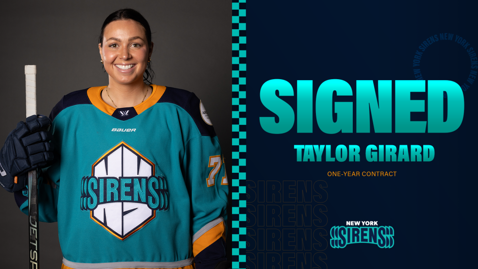 New York Sirens Re-sign Taylor Girard. Mandatory Credit: NY Sirens