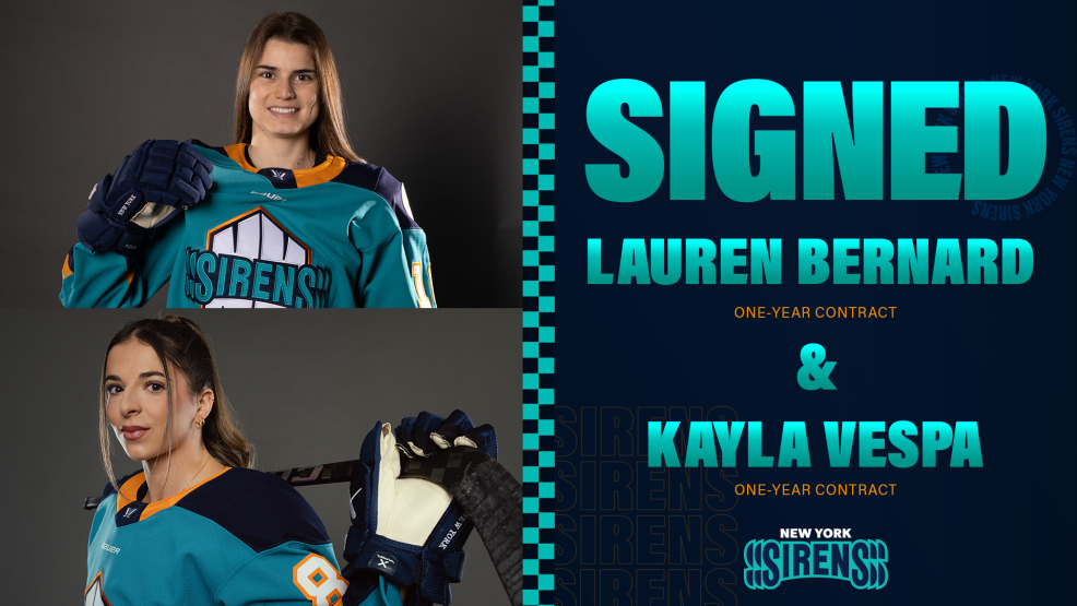 New York Sirens Re-Sign Lauren Bernard and Kayla Vespa. Mandatory Credit: New York Sirens