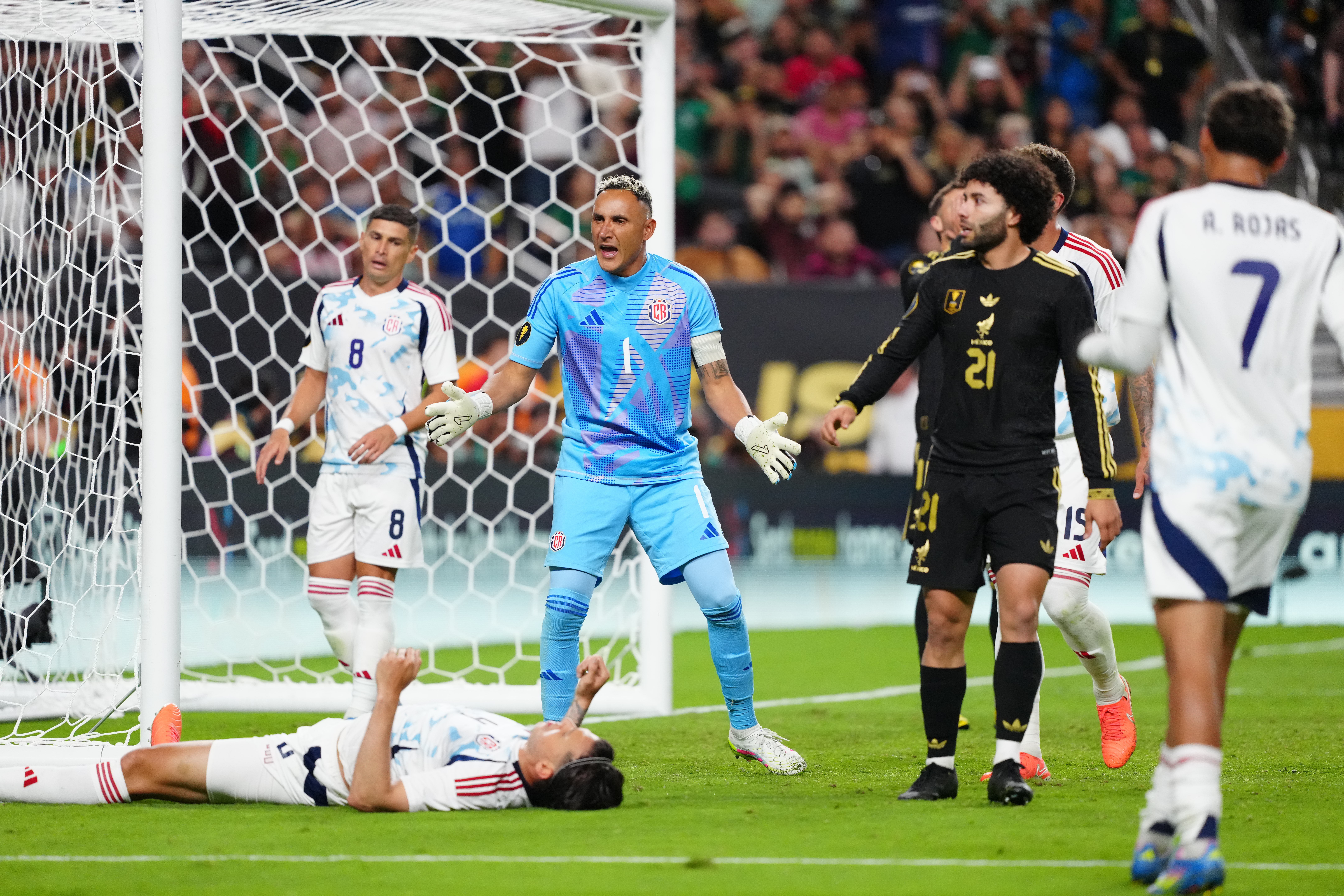 Jun 22, 2025; Las Vegas, Nevada, USA; during a group stage match of the 2025 Gold Cup at Allegiant Stadium. Mandatory Credit: Kirby Lee-Imagn Images