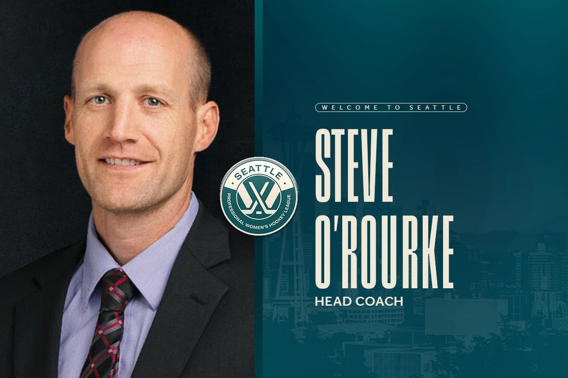 6/20/25 PWHL Seattle Names Steve O'Rourke as Their Head Coach. Mandatory Credit: PWHL Seattle