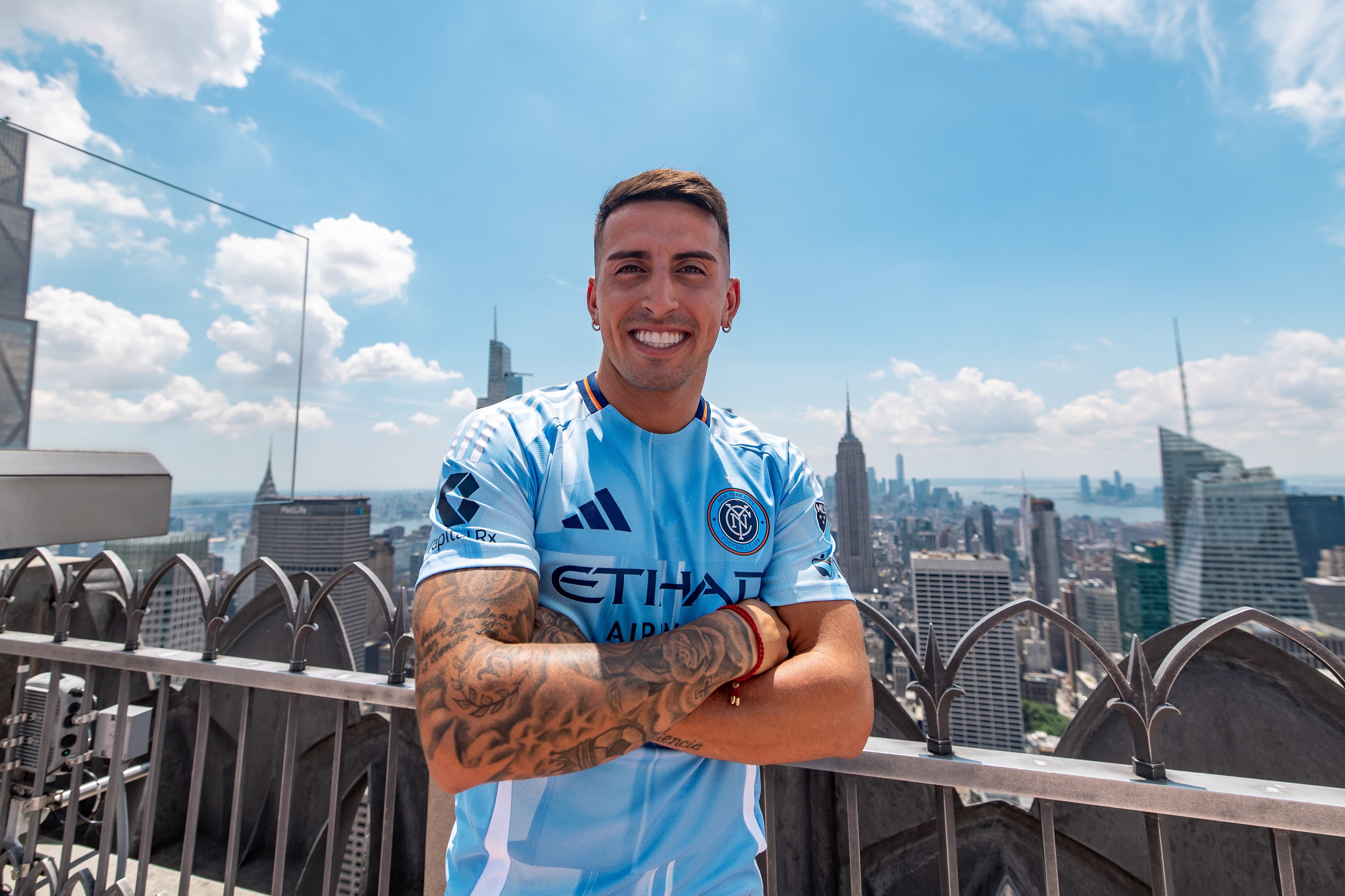 7/11/2025 Nicolas Fernandez Mercau acquired by NYCFC. Mandatory Credit NYCFC Comms