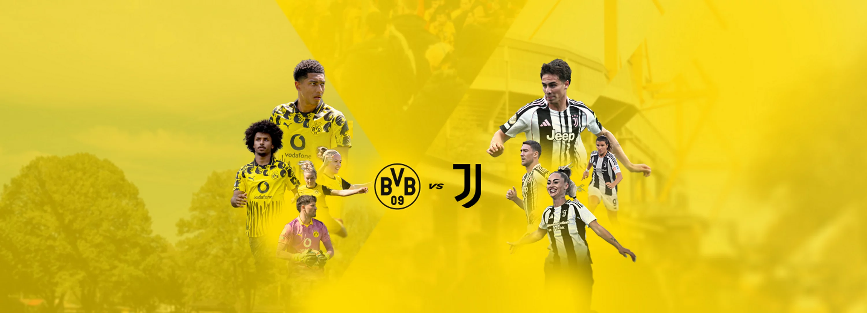 7/7/25 BVB Banner for men's and women's season opener matches. Mandatory Credit: BVB