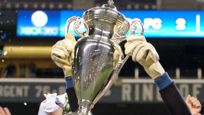 Lamar Hunt US Open Cup Trophy Mandatory Credit MLSsoccer.com