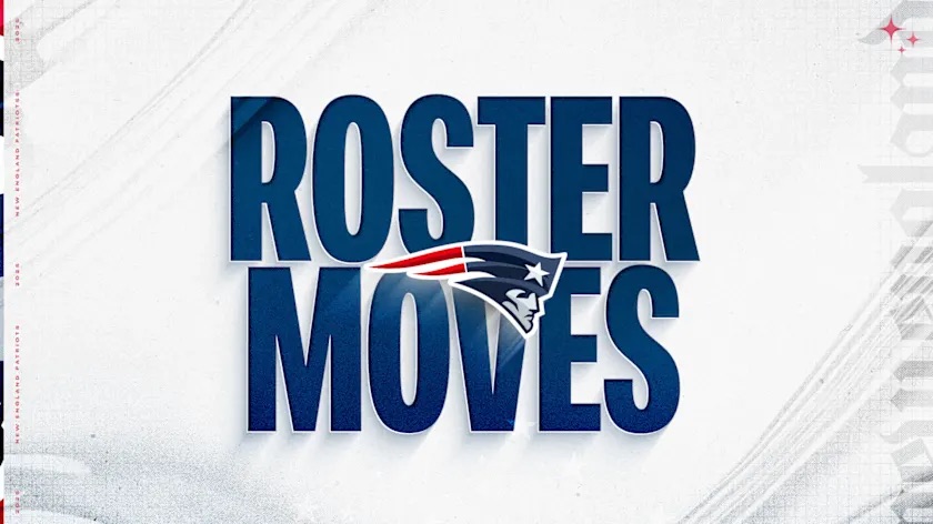 NE Patriots Roster Moves Graphic