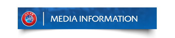 UEFA Media Information banner