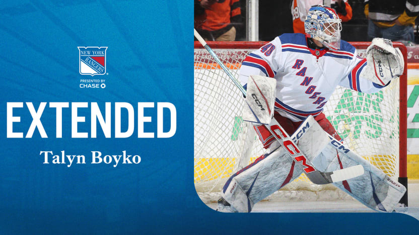 8/17/2025 Talyn Boyko is resigned. Mandatory Credit New York Rangers