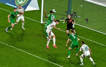 9/6/2025 Aviva Stadium, Dublin, Ireland Adam Idah Scores the tying goal to grab a point. Mandatory Credit Republic of Ireland FA