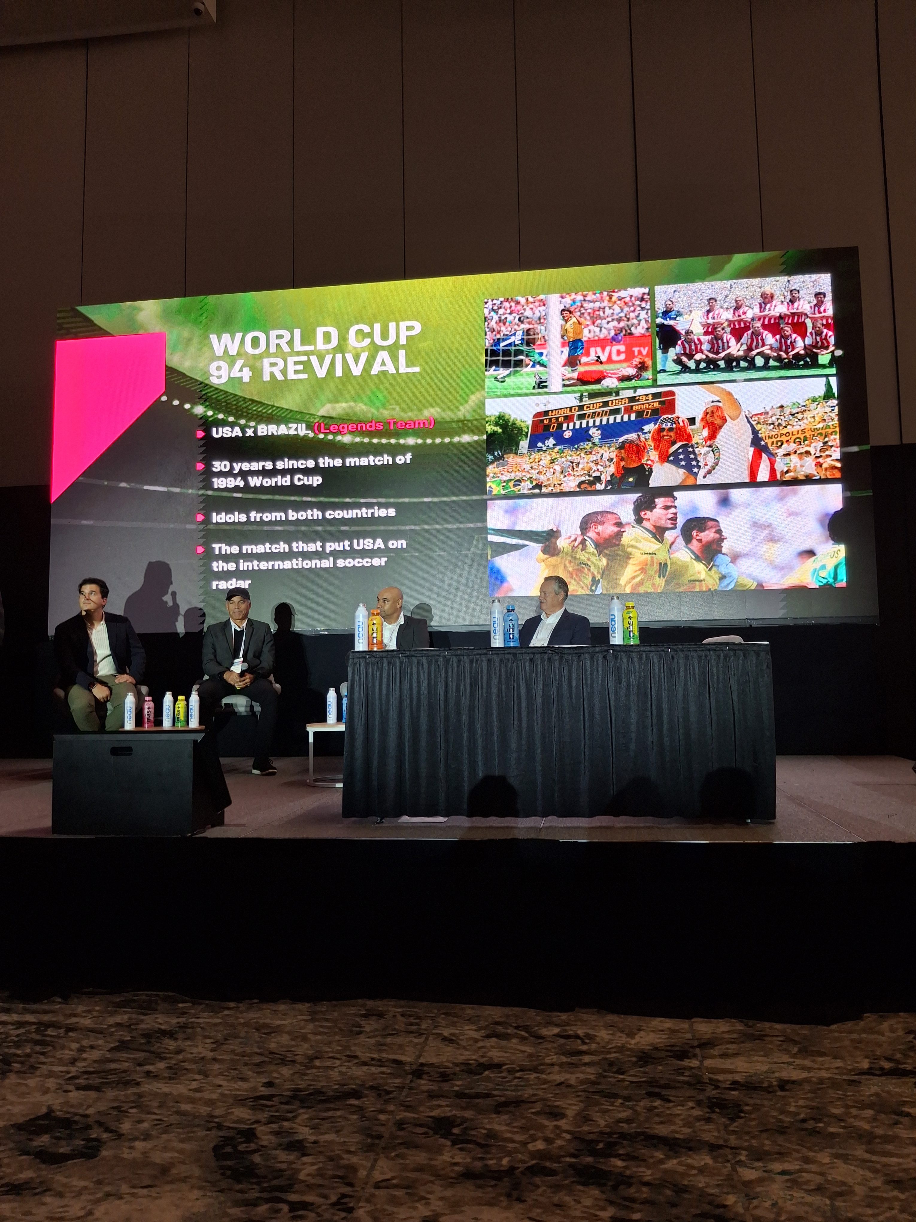 11/12/2025 Miami Beach Convention Center, Miami Beach, FL., MTR7bringing a Legends game between USA & Brazil from the 1994 World Cup Mandatory Credit for Daniel Feuerstein