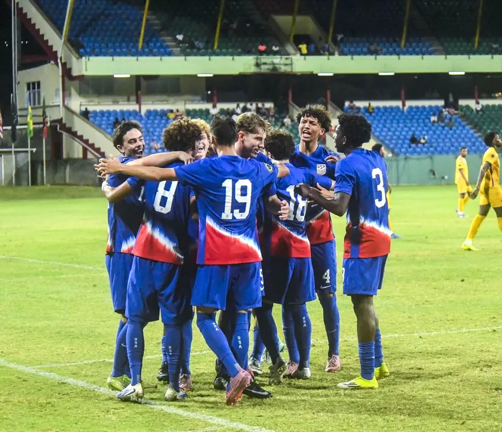 U.S. Soccer Under 17 National Team in the CONCACAF Under 17 Tournament. Mandatory credit: CONCACAF.com