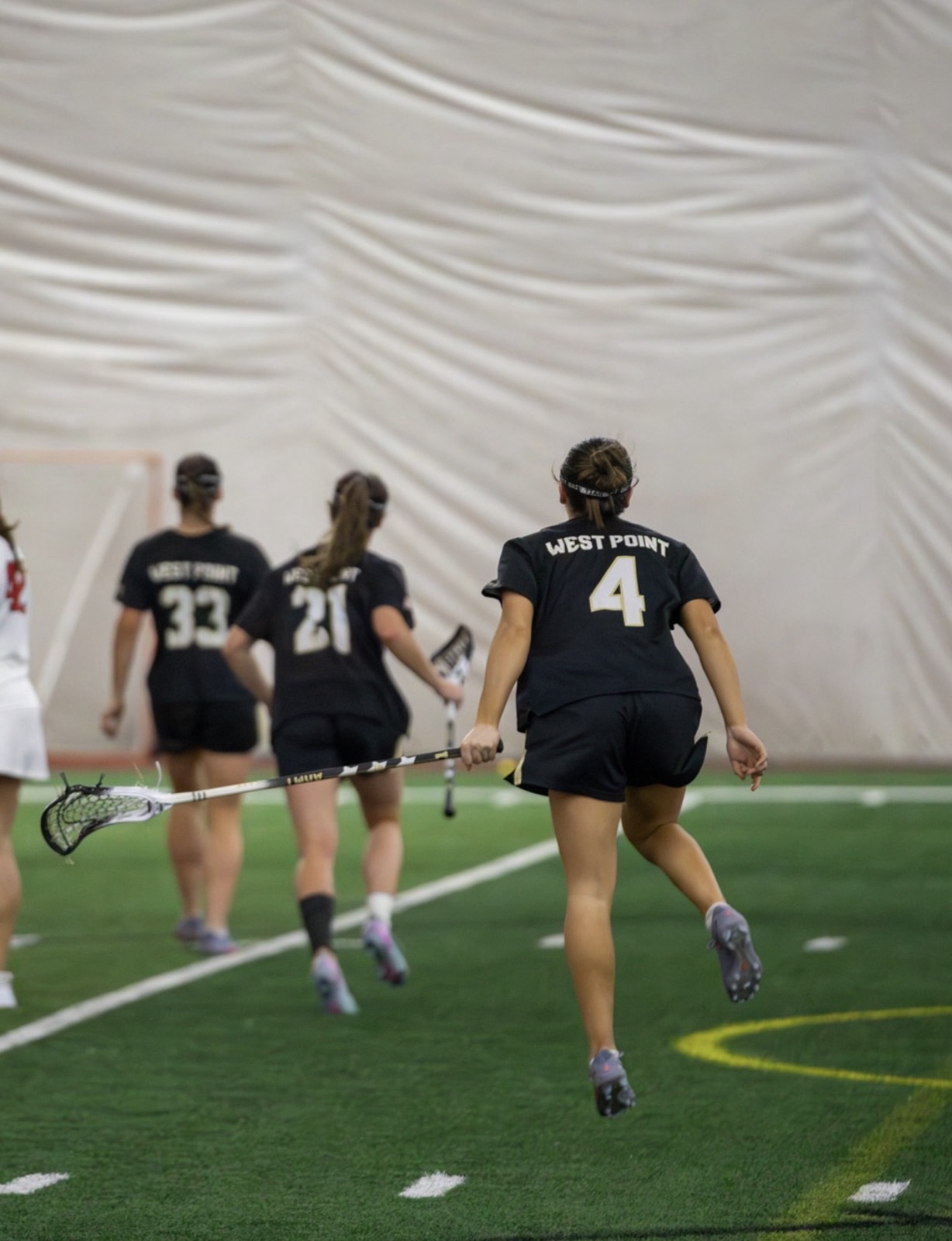 Army West Point women’s lacrosse players celebrate together after a 19–14 road win at Rutgers during their 2026 season opener. Mandatory Credit: Army Athletics Photo