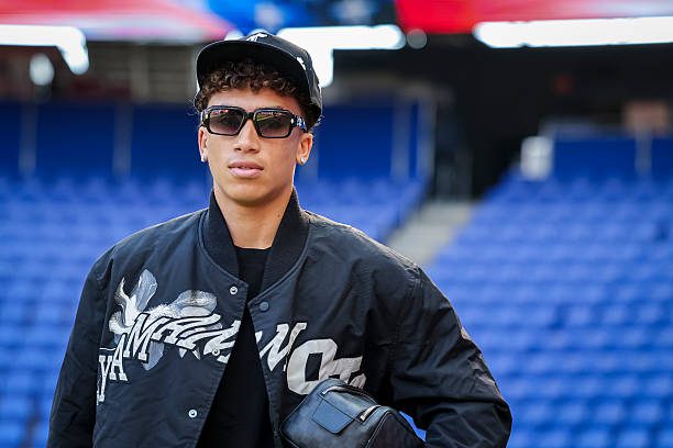Julian Hall, the MLS goals leader, stands on the field before Red Bull New York’s home opener against the New England Revolution at Sports Illustrated Stadium in Harrison, New Jersey. Mandatory Credit: Ira L. Black/Getty Images.